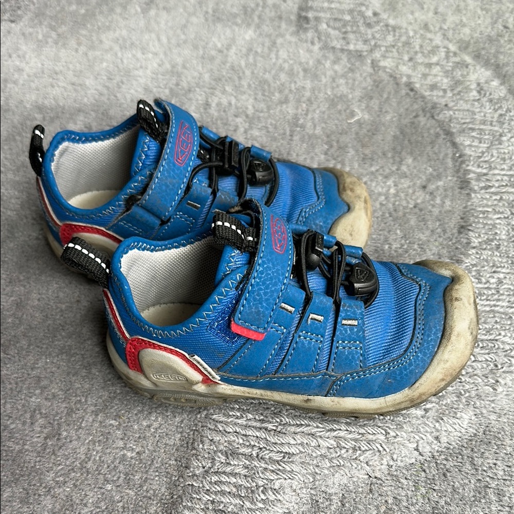 KEEN Kids Blue and Red Shoes
